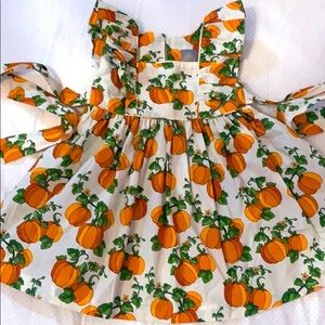 Eleanor Rose Pumpkin Dress 3/4